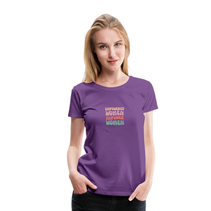 Frauen Empowered T-Shirt - Lila