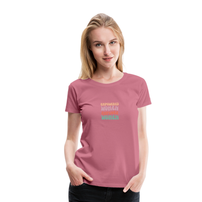 Frauen Empowered T-Shirt - Malve