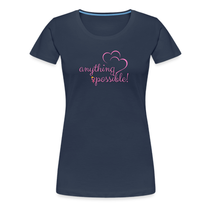 Frauen T-Shirt Anything Possible - Navy