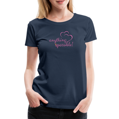 Frauen T-Shirt Anything Possible - Navy