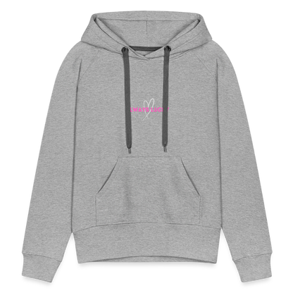 Frauen Premium Hoodie Always Lucky - Grau meliert