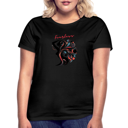 Frauen T-Shirt Fearless - Schwarz