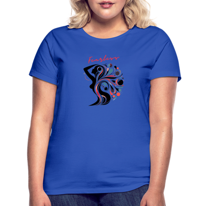 Frauen T-Shirt Fearless - Royalblau