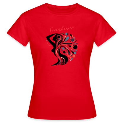 Frauen T-Shirt Fearless - Rot