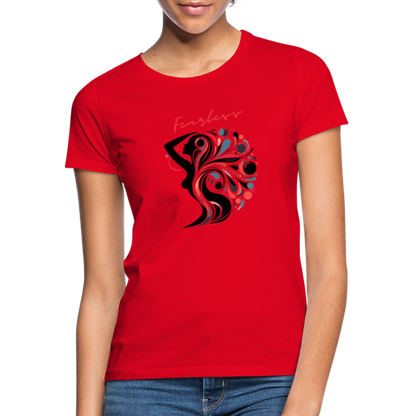 Frauen T-Shirt Fearless - Rot