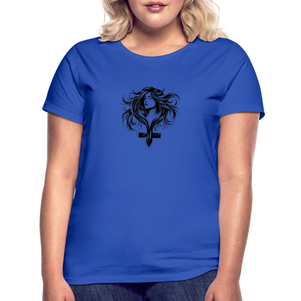 Frauen T-Shirt Stärke - Royalblau