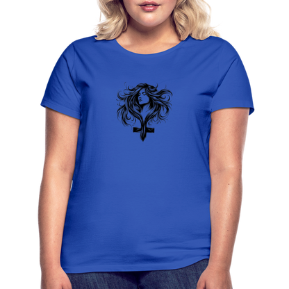 Frauen T-Shirt Stärke - Royalblau