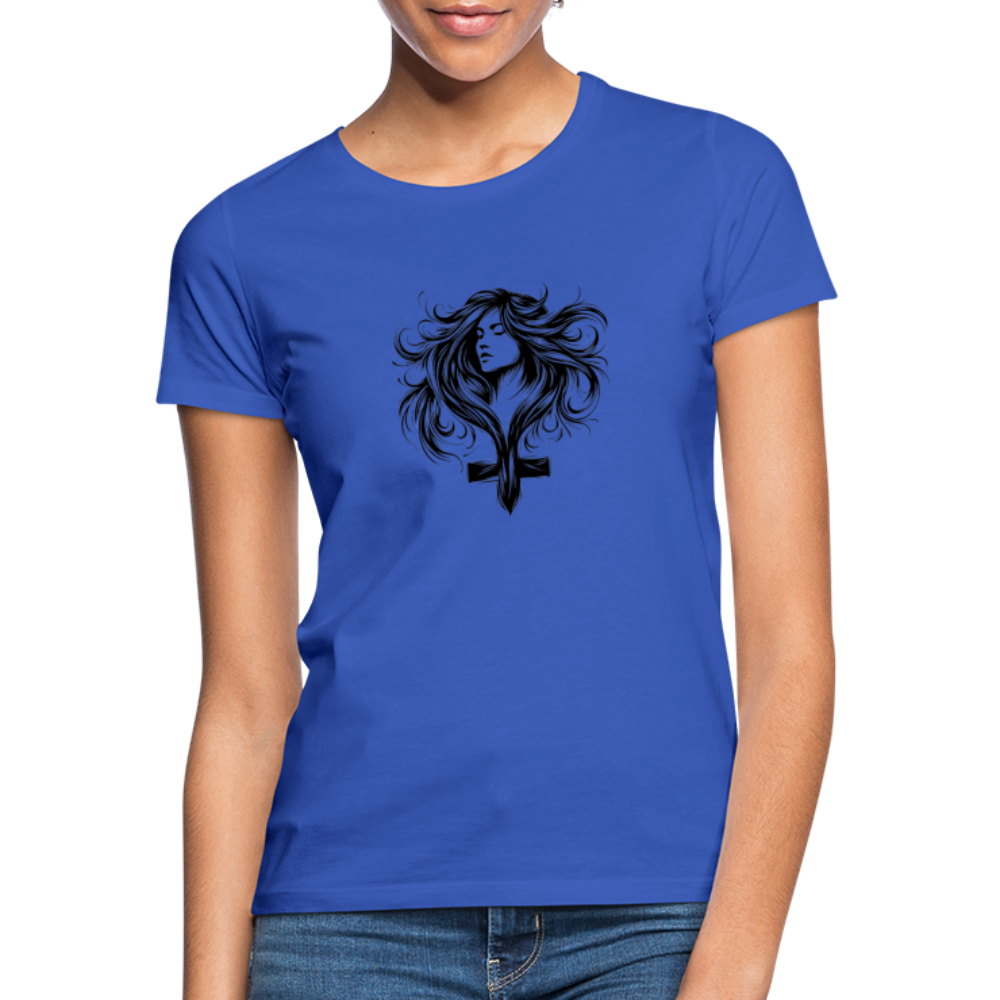 Frauen T-Shirt Stärke - Royalblau