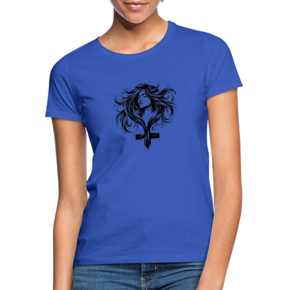 Frauen T-Shirt Stärke - Royalblau