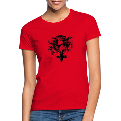 Frauen T-Shirt Stärke - Rot