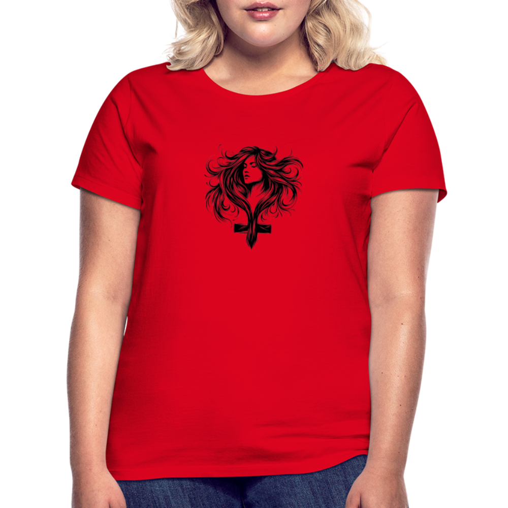 Frauen T-Shirt Stärke - Rot