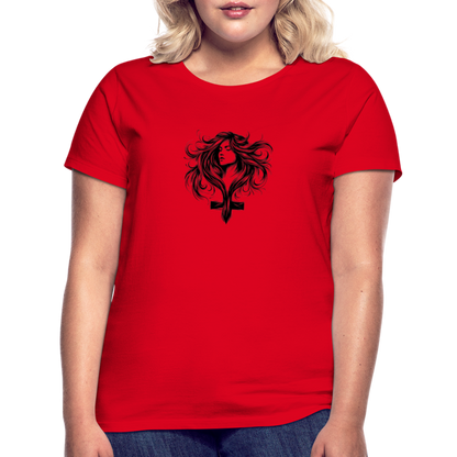 Frauen T-Shirt Stärke - Rot