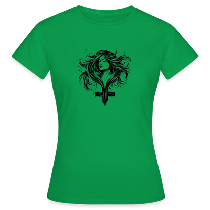 Frauen T-Shirt Stärke - Kelly Green