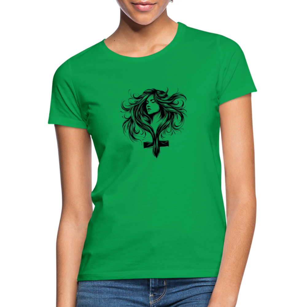 Frauen T-Shirt Stärke - Kelly Green