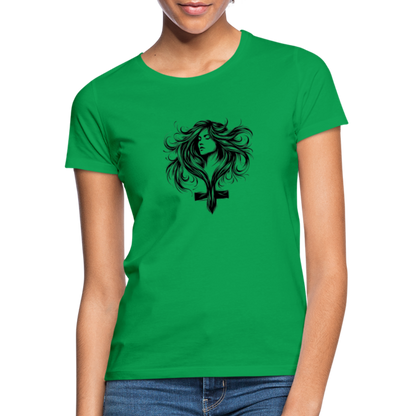 Frauen T-Shirt Stärke - Kelly Green