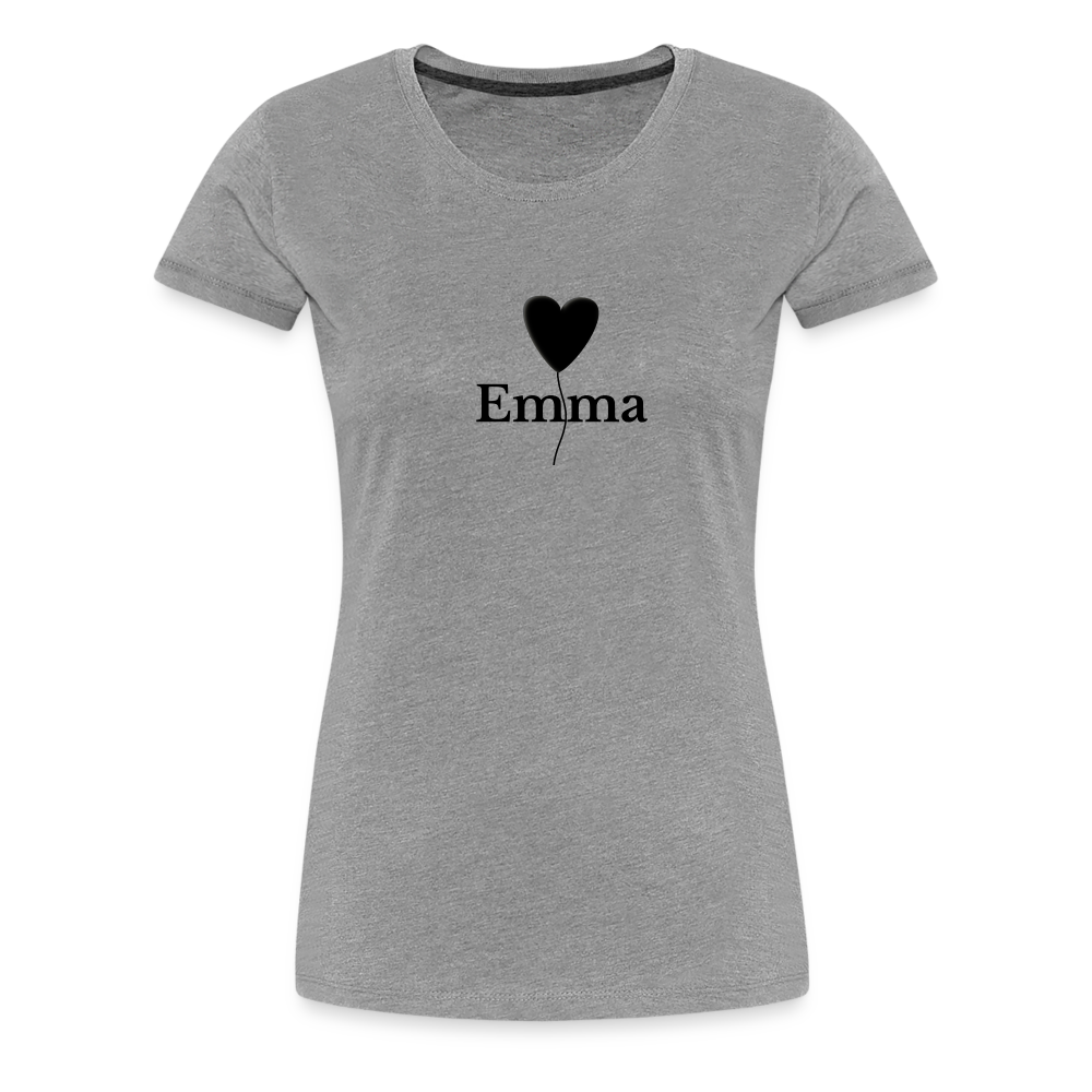 Frauen Premium T-Shirt Emma - Grau meliert