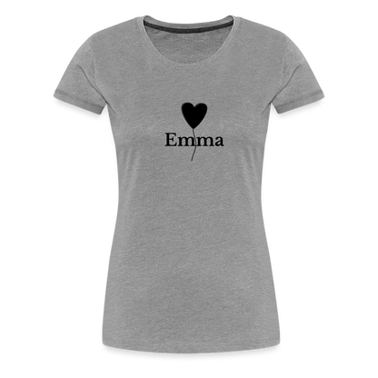 Frauen Premium T-Shirt Emma - Grau meliert