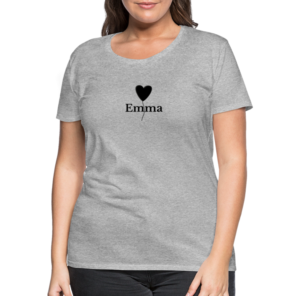 Frauen Premium T-Shirt Emma - Grau meliert