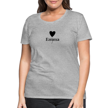 Frauen Premium T-Shirt Emma - Grau meliert