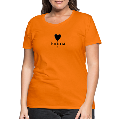 Frauen Premium T-Shirt Emma - Orange