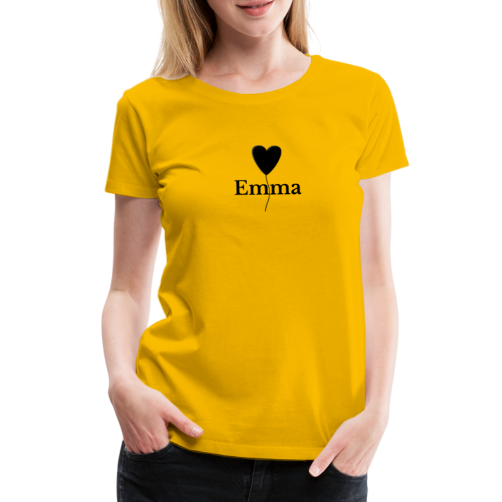 Frauen Premium T-Shirt Emma - Sonnengelb