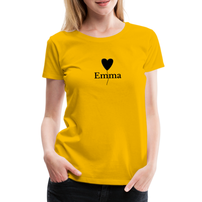 Frauen Premium T-Shirt Emma - Sonnengelb