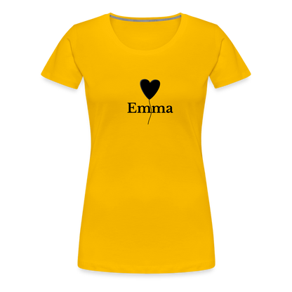 Frauen Premium T-Shirt Emma - Sonnengelb