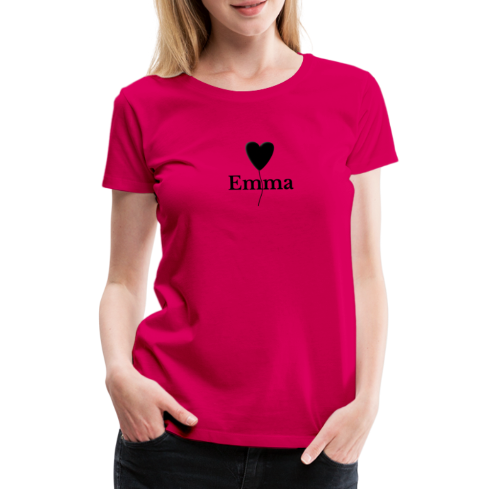 Frauen Premium T-Shirt Emma - dunkles Pink