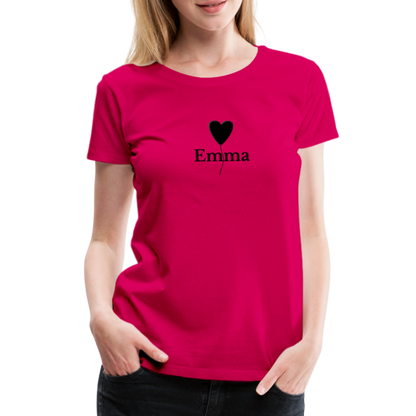 Frauen Premium T-Shirt Emma - dunkles Pink