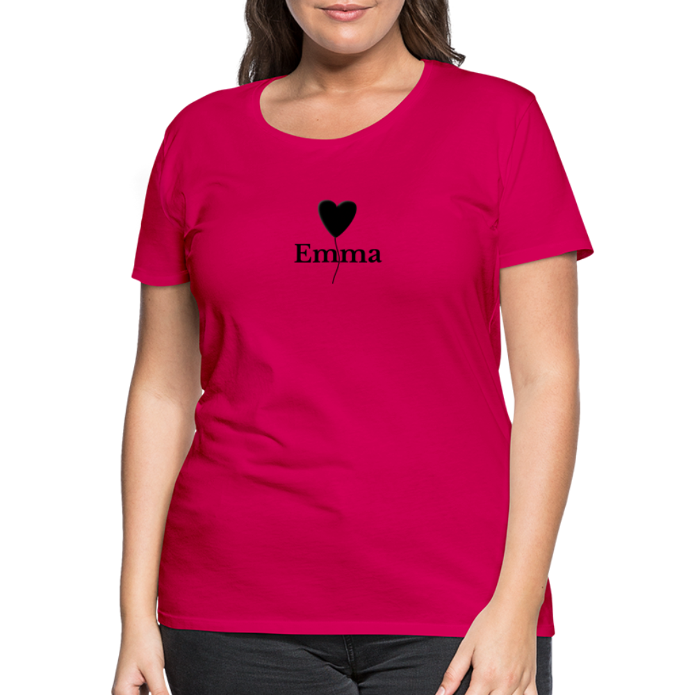 Frauen Premium T-Shirt Emma - dunkles Pink