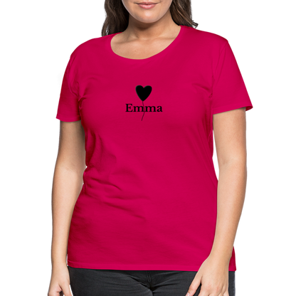 Frauen Premium T-Shirt Emma - dunkles Pink