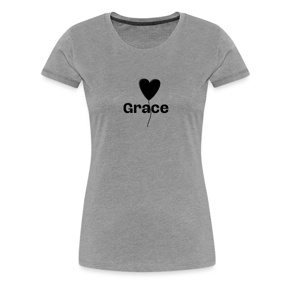 Frauen Premium T-Shirt - Grau meliert