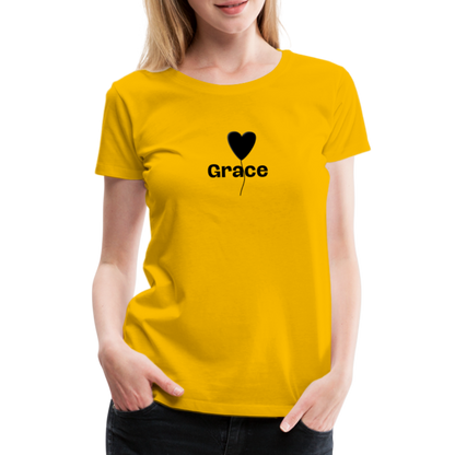 Frauen Premium T-Shirt - Sonnengelb