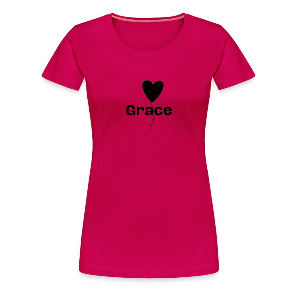 Frauen Premium T-Shirt - dunkles Pink